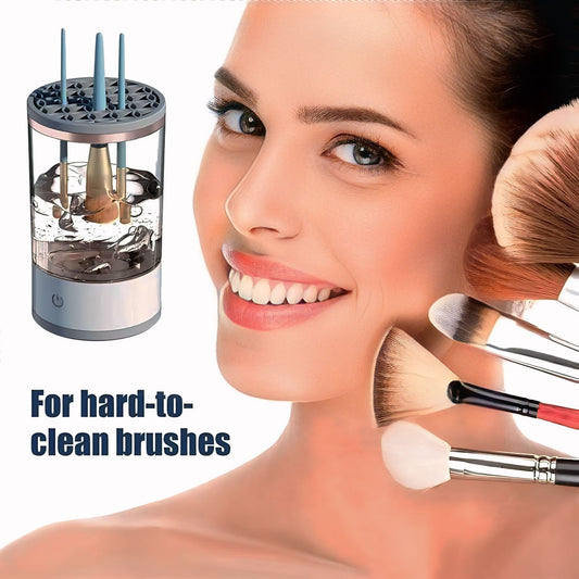 Grabzaa™ Electric Makeup Brush Cleaner | USB Rechargeable Automatic Brush Washer