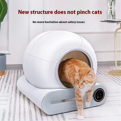 Smart Automatic Cat Litter Box – Self-Cleaning, Odor Control & Pooper Scooper | Grabzaa™