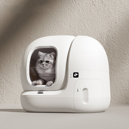 Grabzaa™ SmartMAX Fully Automatic Cat Litter Box – Large, Electric & Fully Enclosed