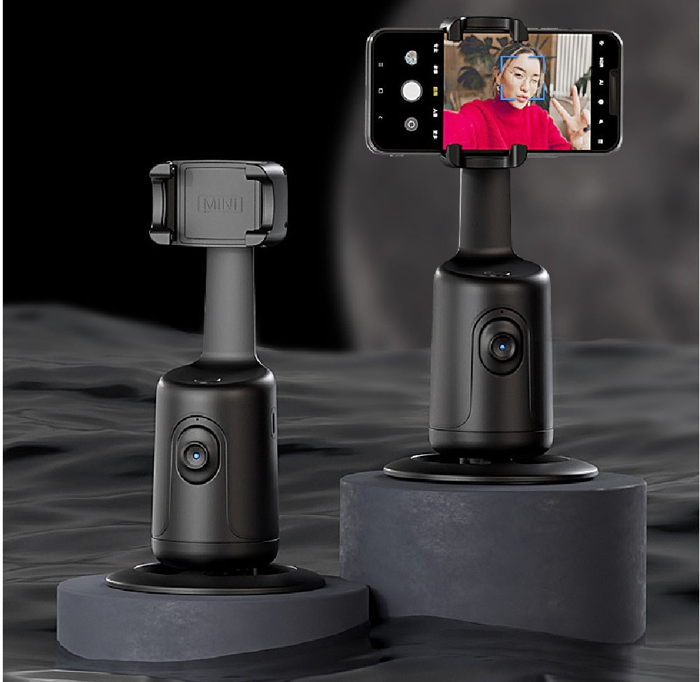 Grabzaa™ 360° Auto Face Tracking Gimbal – Your Smart AI-Powered Video Companion!