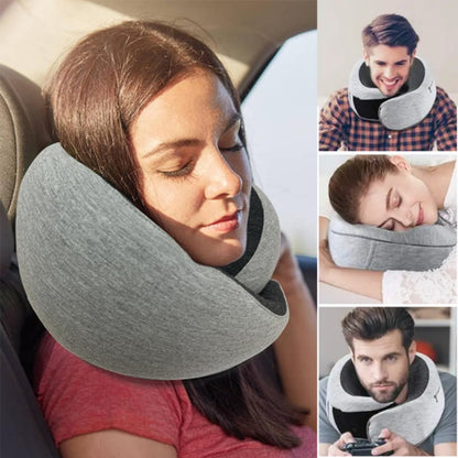 "Grabzaa™ Travel Neck Pillow – Ultimate Comfort & Support"