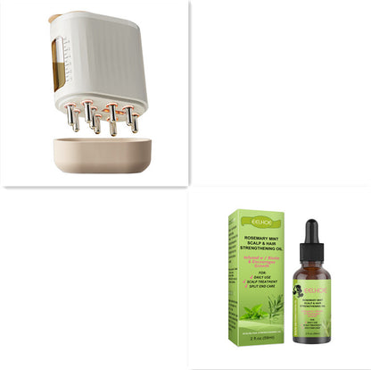 Grabzaa™ 2-in-1 Electric Scalp Massager & Hair Oil Applicator – Hair Treatment & Growth Brush!