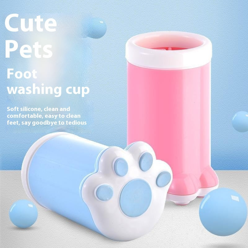 "Grabzaa™ Portable Dog Paw Cleaner – Large Silicone Pet Foot Washer"