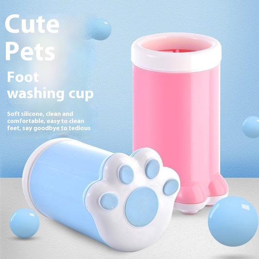 "Grabzaa™ Portable Dog Paw Cleaner – Large Silicone Pet Foot Washer"