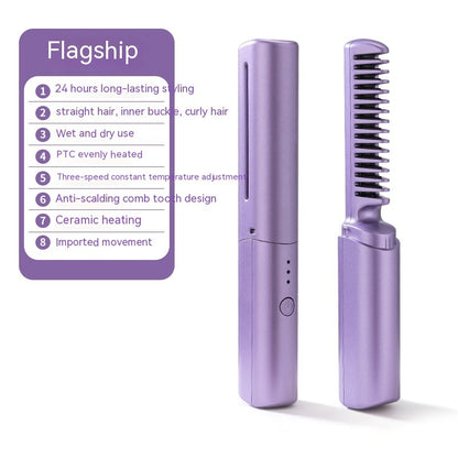 Grabzaa™ Mini Rechargeable Portable Hair Straightener!