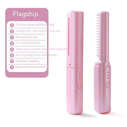 Grabzaa™ Mini Rechargeable Portable Hair Straightener!